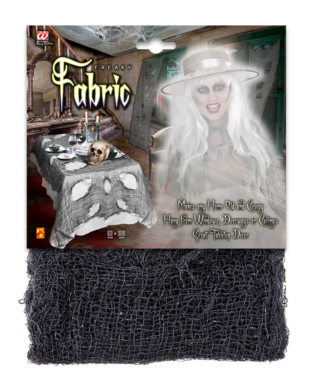 Halloween Lumpenstoff Schwarz – Bild 3