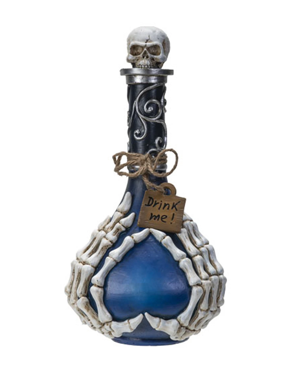 Skelett Giftflasche Mit Totenkopf – Bild 2