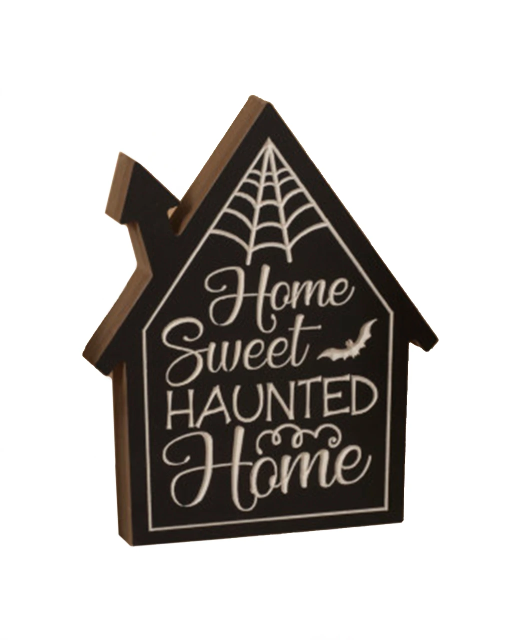 "Home Sweet Haunted Home" Halloween Aufsteller 20cm
