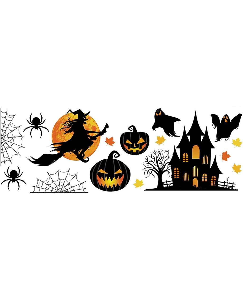 Wandsticker Halloween Schatten Motive