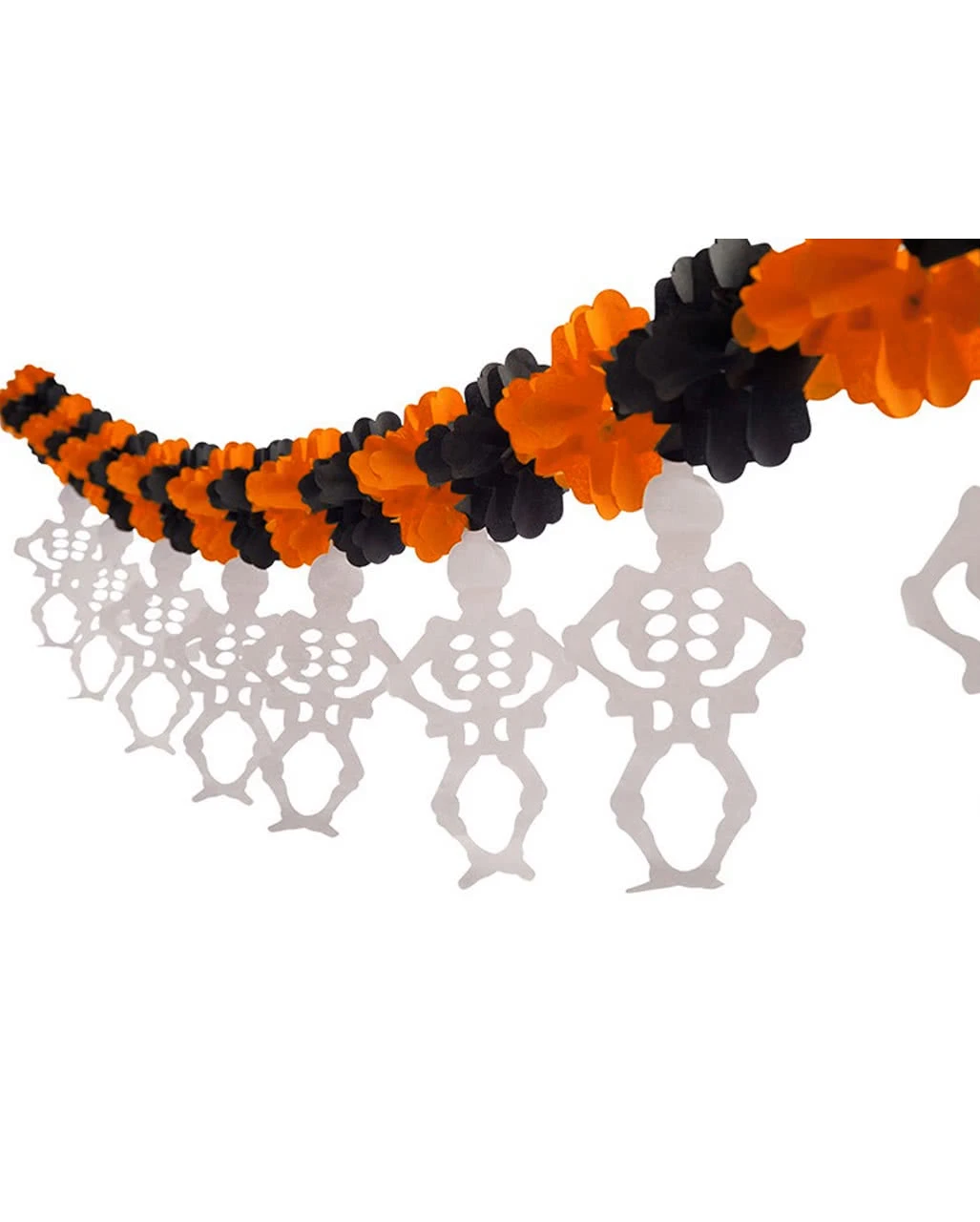 Skelett Girlande 3m Für Halloween