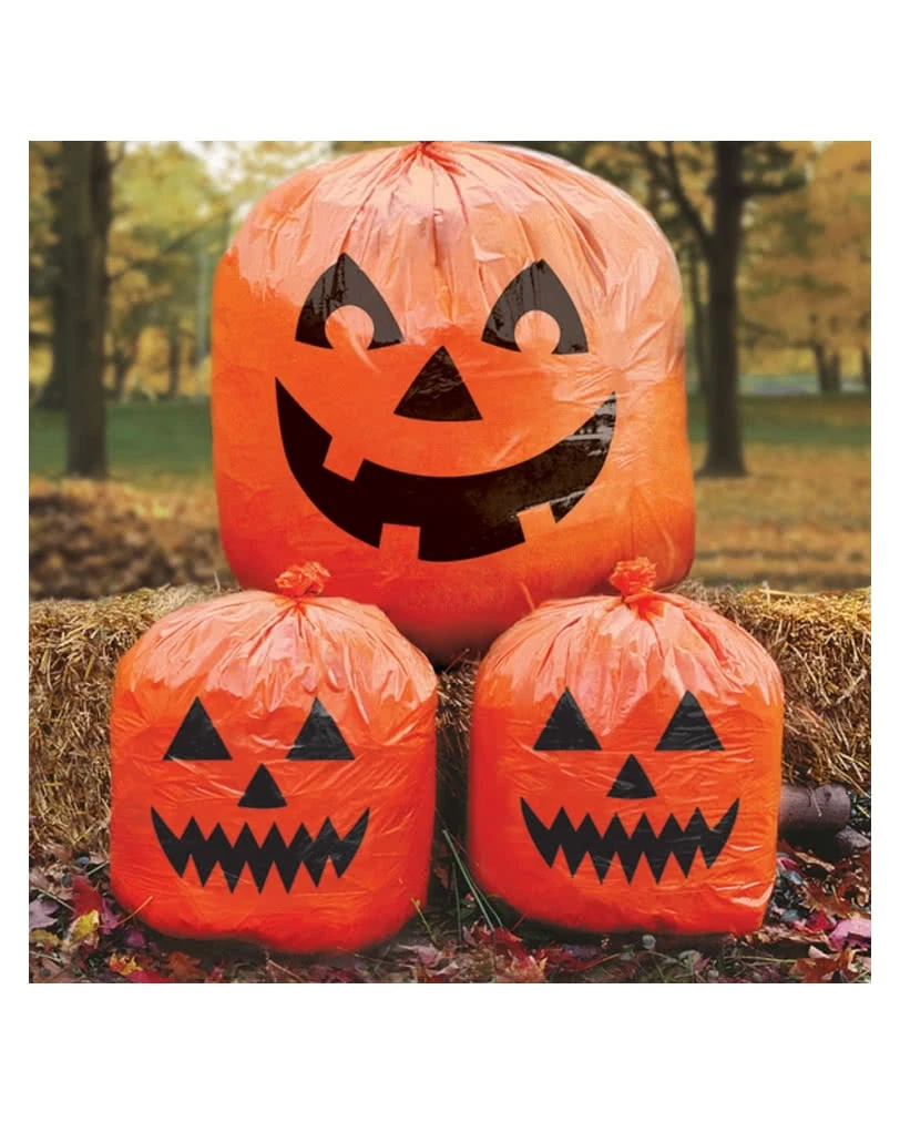 Laubsäcke Mit Kürbismotiv 3 St.