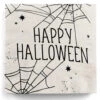 Happy Halloween Servietten Mit Spinnweben Motiv 16 St.