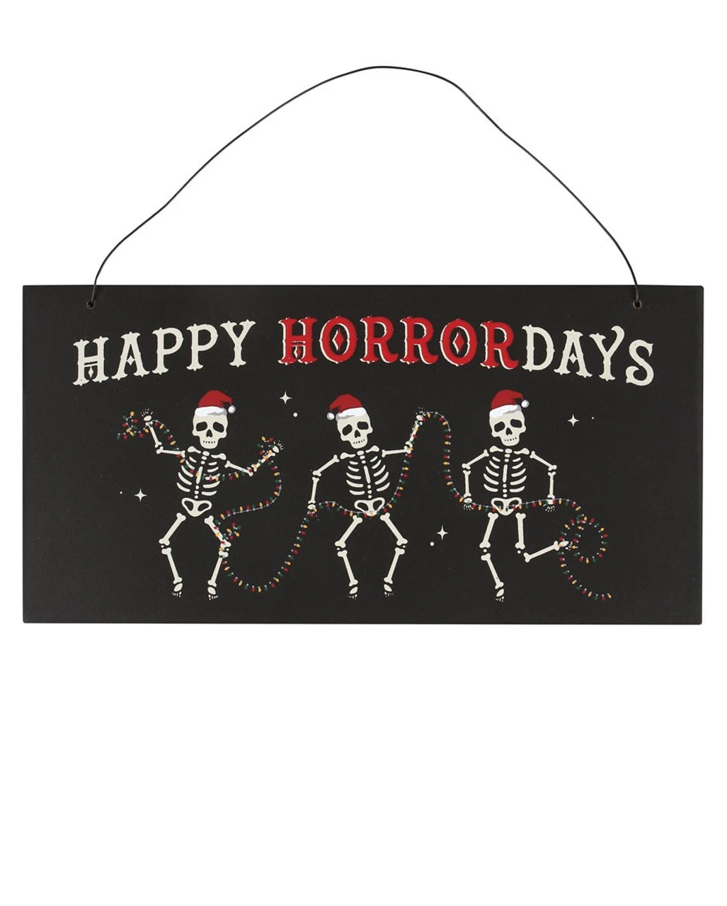 Happy Horrordays Hängeschild Aus Holz