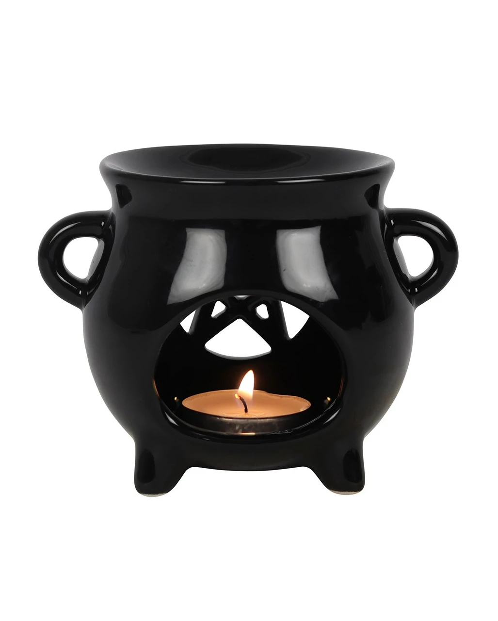 Pentagramm Hexenkessel Duftlampe – Bild 2