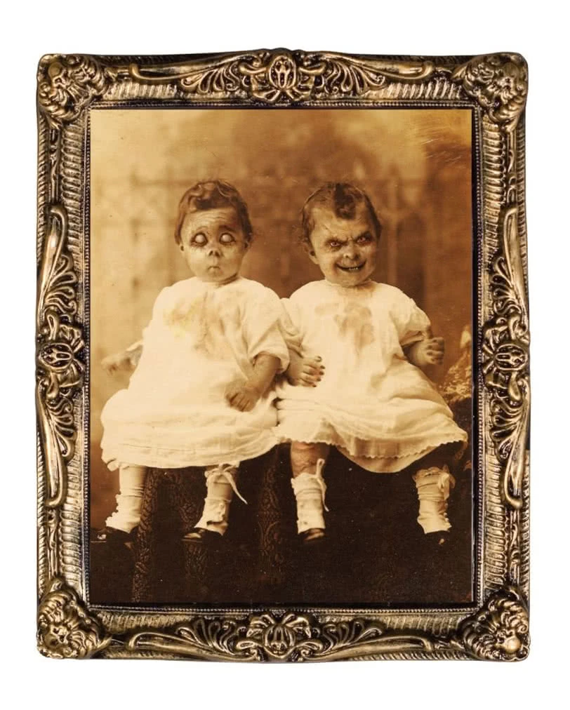 Effektbild Horror Zwillinge 38 X 51 Cm