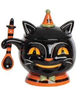 Halloween Suppenschüssel Spooky Cat Johanna Parker 18cm