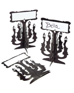 Halloween Platzkarten Im Kerzenleuchter Design 12 St.