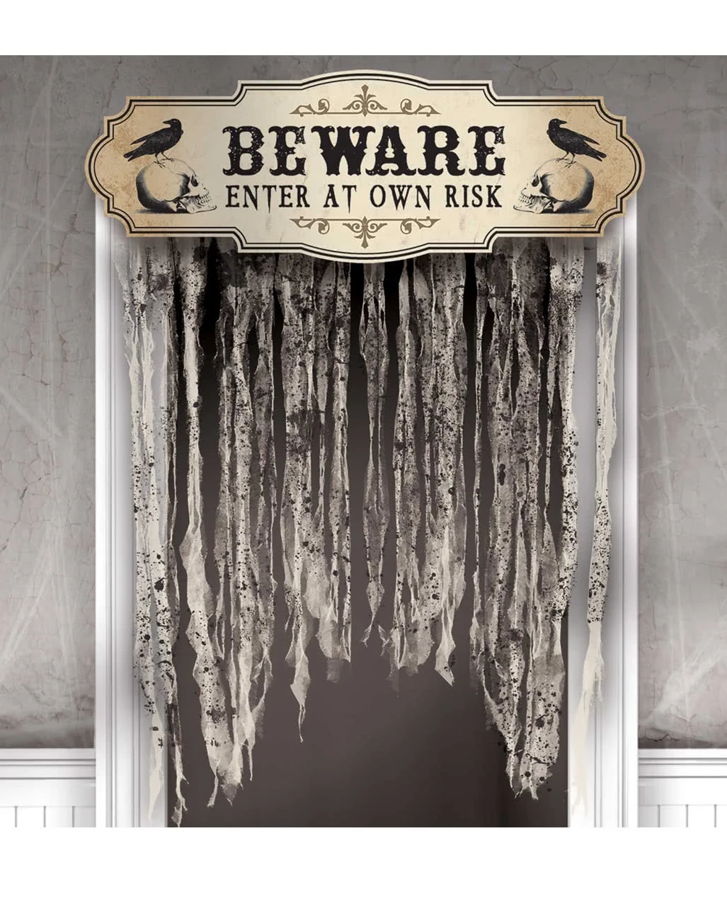 Friedhof Türvorhang