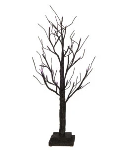 Halloween Glitzer Baum Leuchtend 75cm