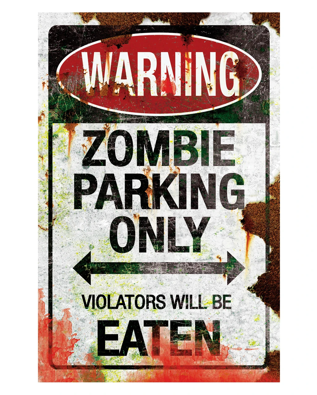 Zombie Parking Only Parkschild