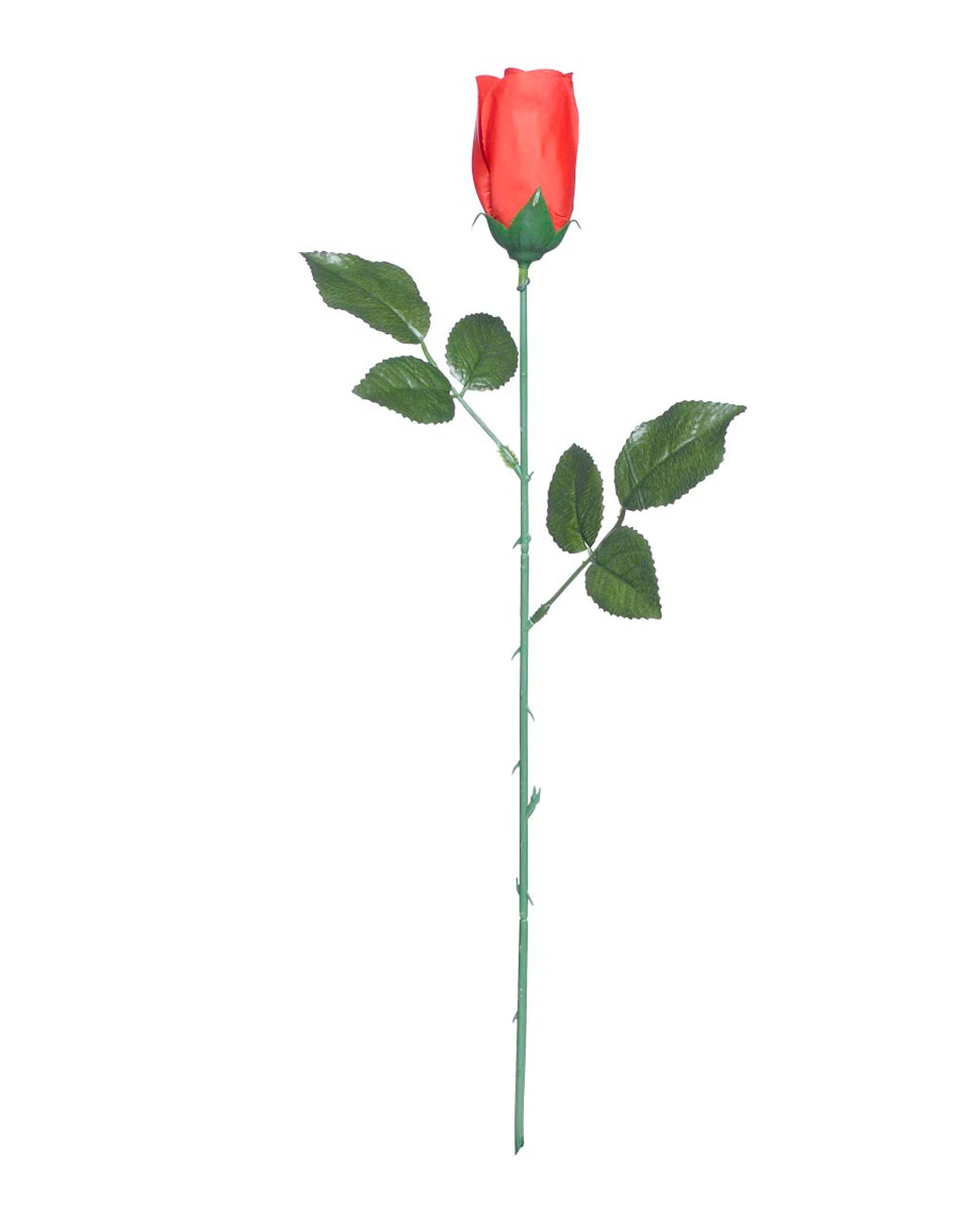 Rote Deko Rose Mit Stiel – Bild 2