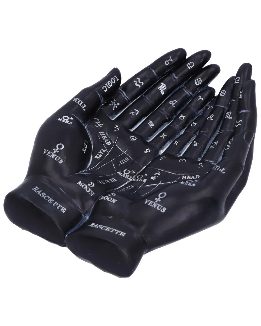 Schwarze Chiromantie-Hände Teelichthalter – Bild 5