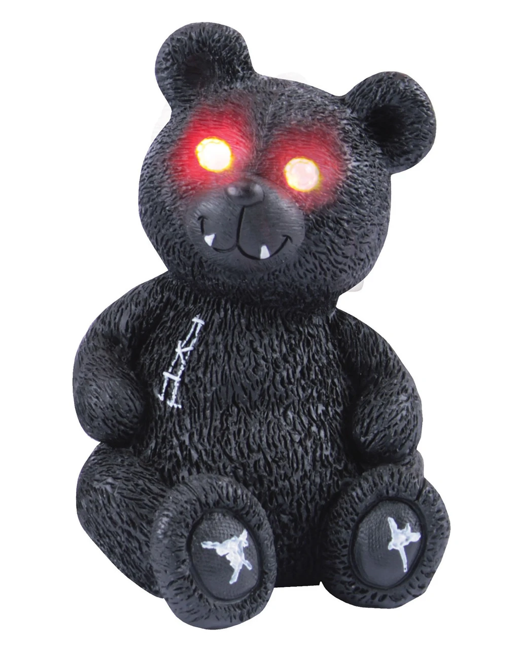 Gothic Bär Mit Roten LED Augen