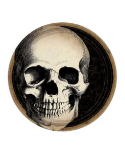 Totenschädel Boneyard Pappteller 10 St.