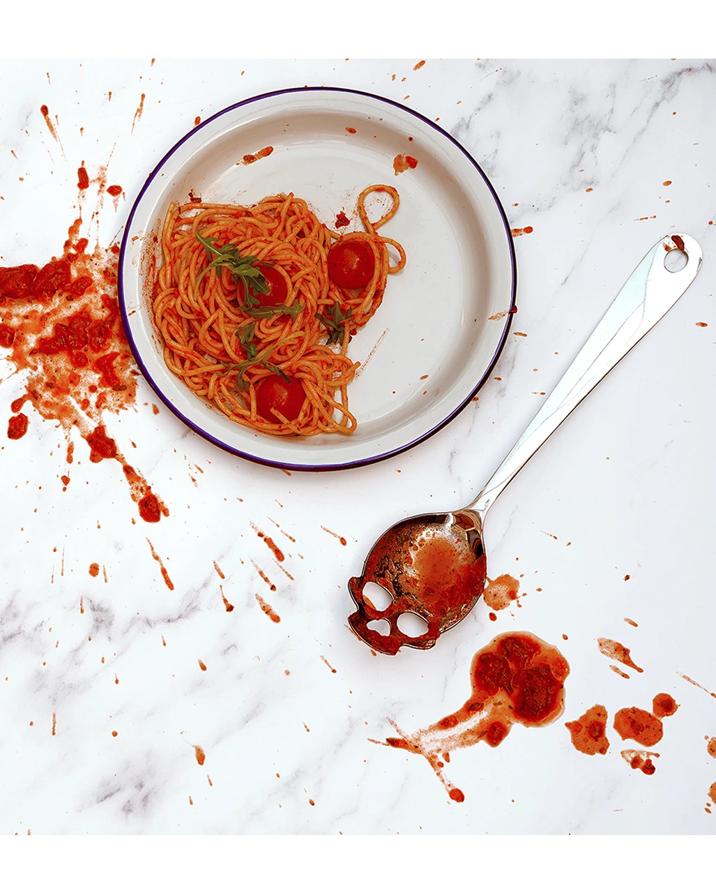 Totenschädel Servierlöffel 30cm – Bild 2