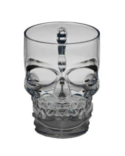 Klarer Totenschädel Krug