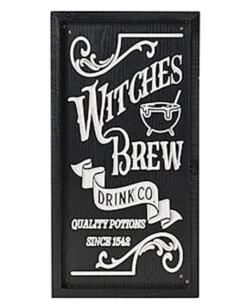 Halloween Wandbild Witches Brew 41cm